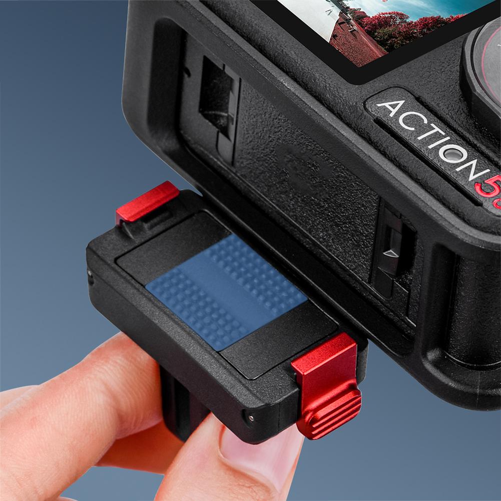 Für DJI OSMO Action 5 Pro/4/3 Kamera-Erweiterungshalterung Magnetische Schnellwechsel-Halterung Adapter Stativadapter Kamera Zubehör
