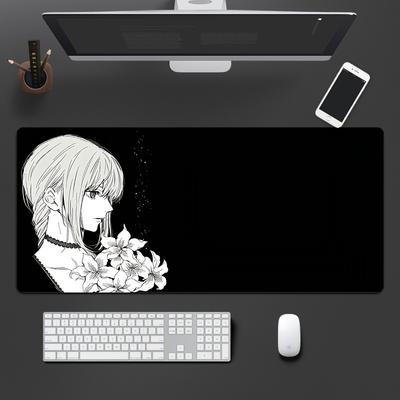 Large Anime Girl Mouse Pad x3MM Non-slip Durable Office Gaming Desk Mat PC Laptop Gift Desktop Accessories for Gamers