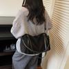 Suede bag women's large capacity autumn and winter messenger bag retro shoulder commuter pillow bag