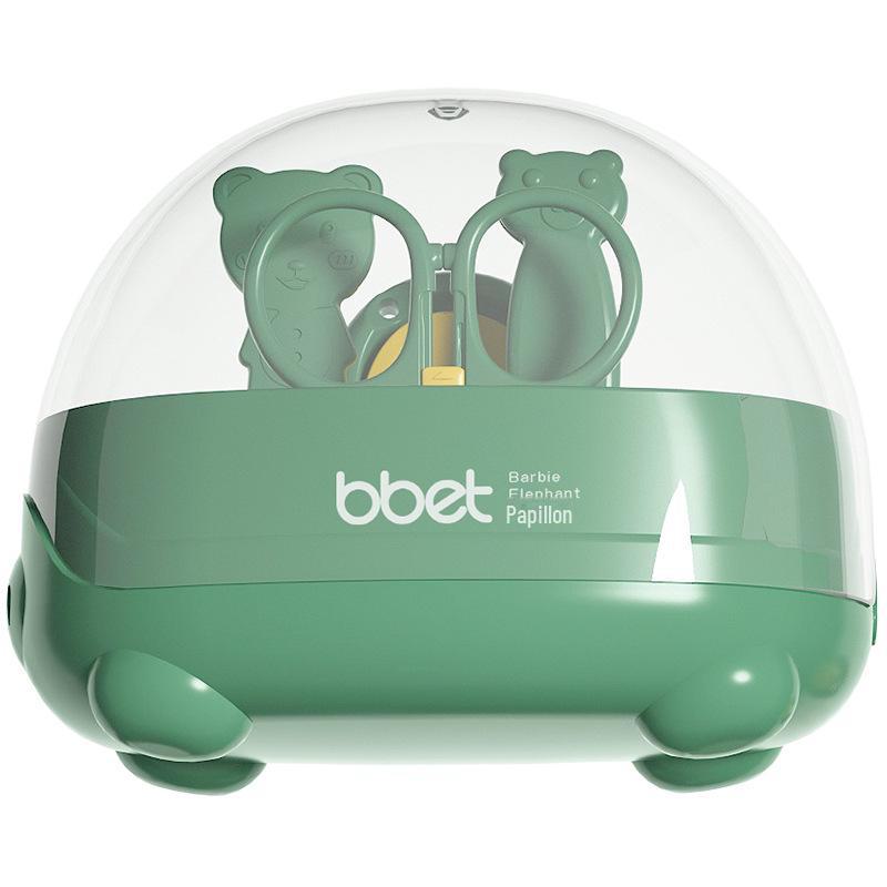 "Newborn Baby Care Nail Clippers Set - Anti-Pinching Trimming Tools"
