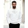 Men'S Casual Round-Neck Sweatshirt with California Los Angeles Graphic Design