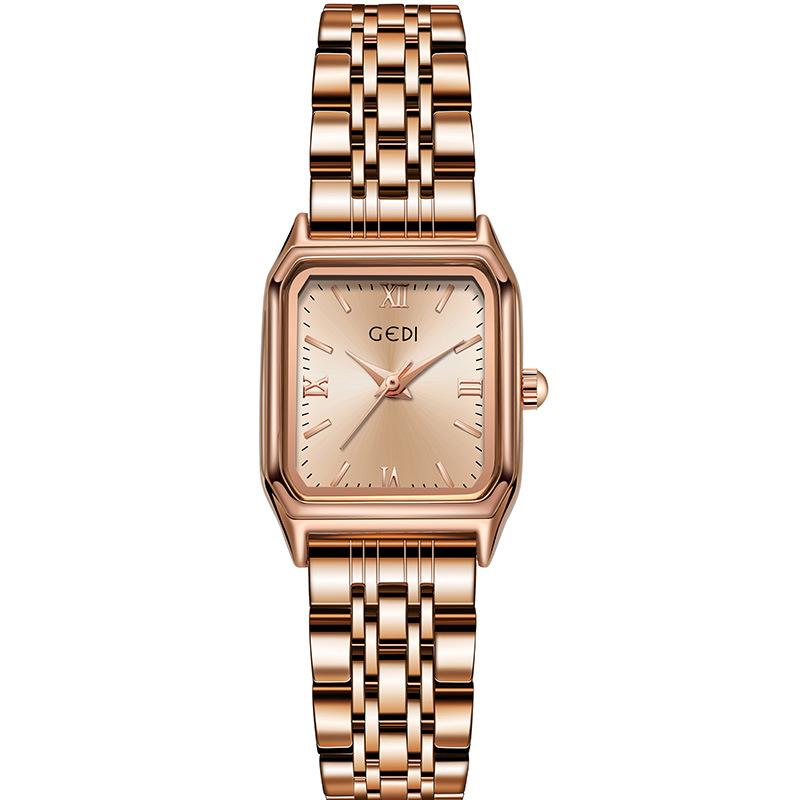 Simple Stainless Steel Student Watch Niche Premium Waterproof Watch Women S Quartz Watch