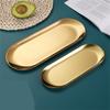 S/L Gold Edelstahl Nailart Ausrüstung Platte Kosmetik Aufbewahrungstablett Arzt Chirurgisch Dental Tablett Nagel Schale Maniküre Werkzeuge