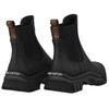 Ruby Top Grain Cow Leather Short Chelsea Boots Women's Black 1ABUI1