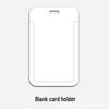Custom PVC Sliding Cover Card Holder for Students and Work Permits