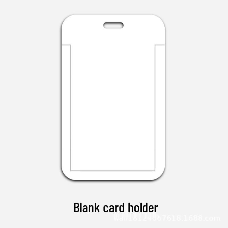 Custom PVC Sliding Cover Card Holder for Students and Work Permits
