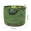 Reinforced Garden Leaf Compost Bag Flatable Foldable Garden Leaf Storage Bag Waterproof Heavy-duty Waterproof Canvas Storage Bag