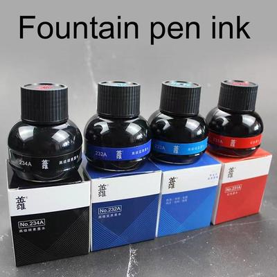 Hero Schwarze Tinte zum Schreiben und für Kalligraphie Reine Füllertinte Nachfülltinte Schreibwaren Schule Hohe Qualität Kalligraphie Schreiben