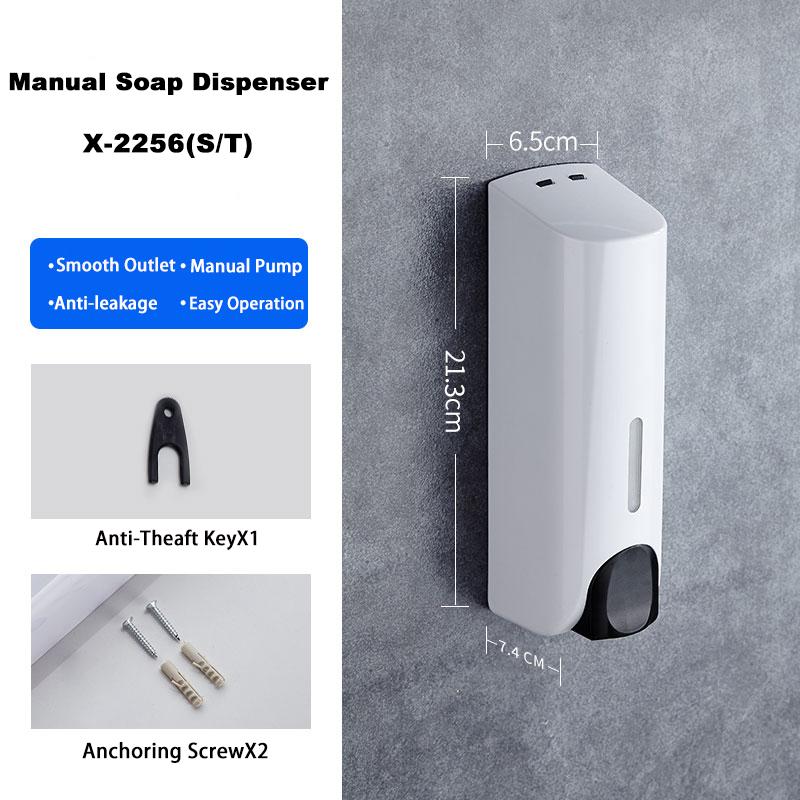 Shampoo Hand Wash Sanitizer Shower Gel Kitchen Wall Mount Liquid Dispensers Bathroom Soap Dispenser Set