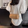 Fashion Cylinder Bag Women's New Wide Shoulder Strap Single Shoulder Messenger Bag