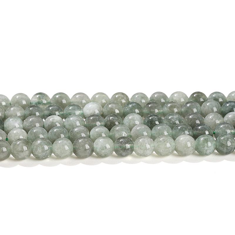 Jinde Jewelry Dark Green Burmese Jade Round Beads Bracelet DIY Accessories