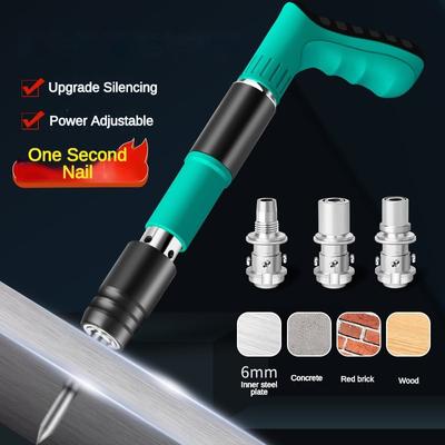 1pc Mini Handheld Powerful Metal Processing Pulling Concrete Nail Gun Steel Rivet Tool Concrete Wall Anchor Line Slotting Device