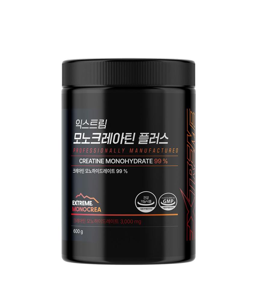 Extreme Monocreatine Plus 600g 1 Container (200-day Supply) (+Free Shaker)