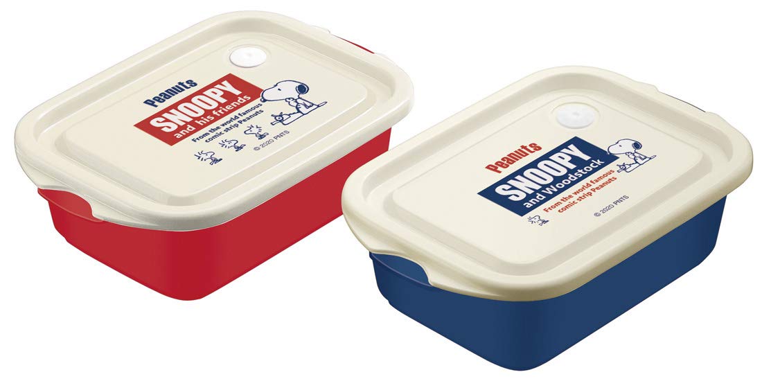 Skater Silver Ion Antibacterial Snoopy Retro Made in FCN2WAG (skater) Ag+ Container, 500ml, 2-Pack, Label, Peanuts, Japan,
