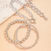 Exaggerated Punk Multi-layer Chain Stacked Jewelry Temperament Niche Geometric Ball Personalized Bracelet Bracelet