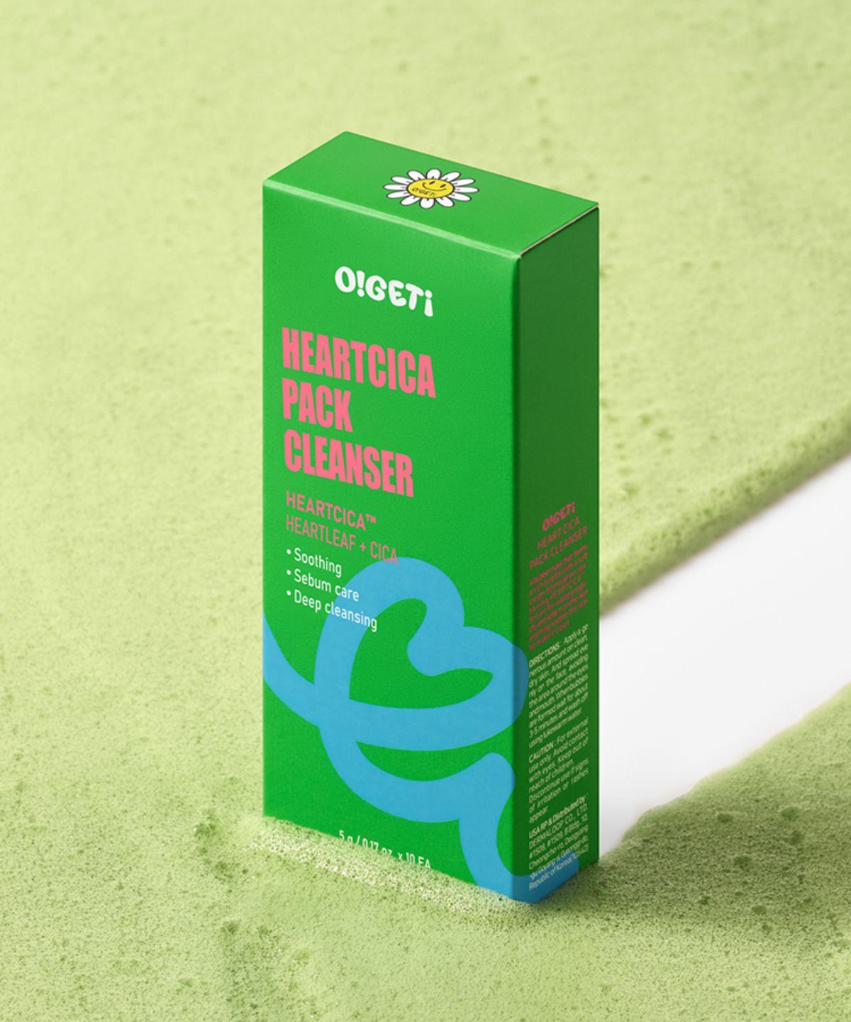 Heart Cica Pack Cleanser 10 Sheets