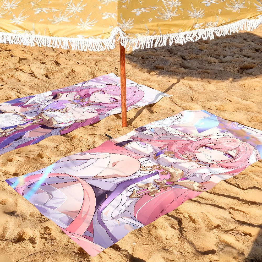 Video Game Honkai Star Elysia Beach Towel For Beaches Yoga Studios Gyms Hot Springs Swimming Pools And Picnics
