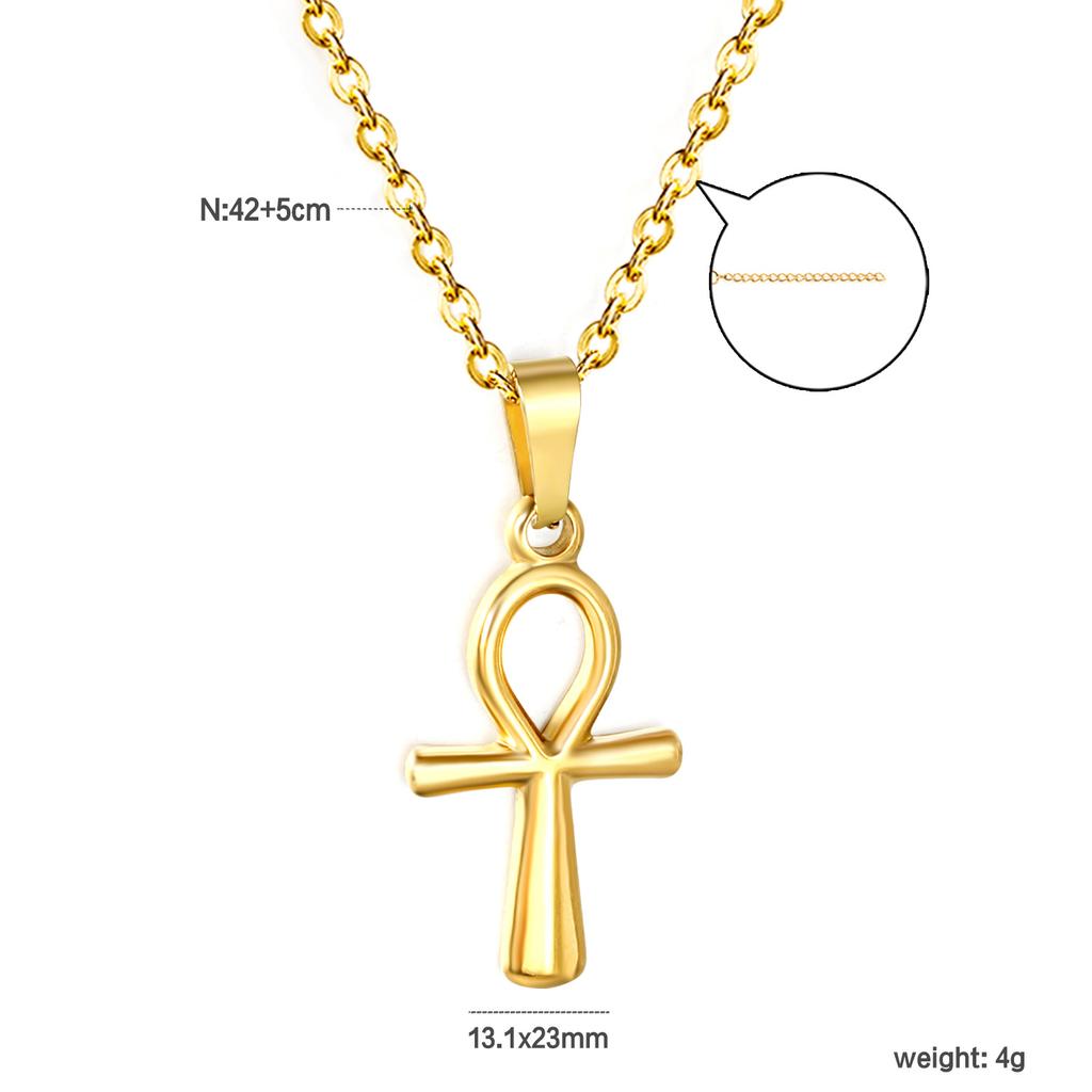 Zircon Cross Pendant Necklace Light Luxury Fashion Jewelry Gift for Women Delicate Collarbone Chain