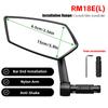 RBRL Bicycle Rearview Mirror MTB Handlebar End Mirror HD Wide Angle Extended Durable Bike Side Mirrors for Electric Scooter