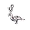 Flamingo Charms Antique Alloy Pendants For Bird Themed Jewelry Making