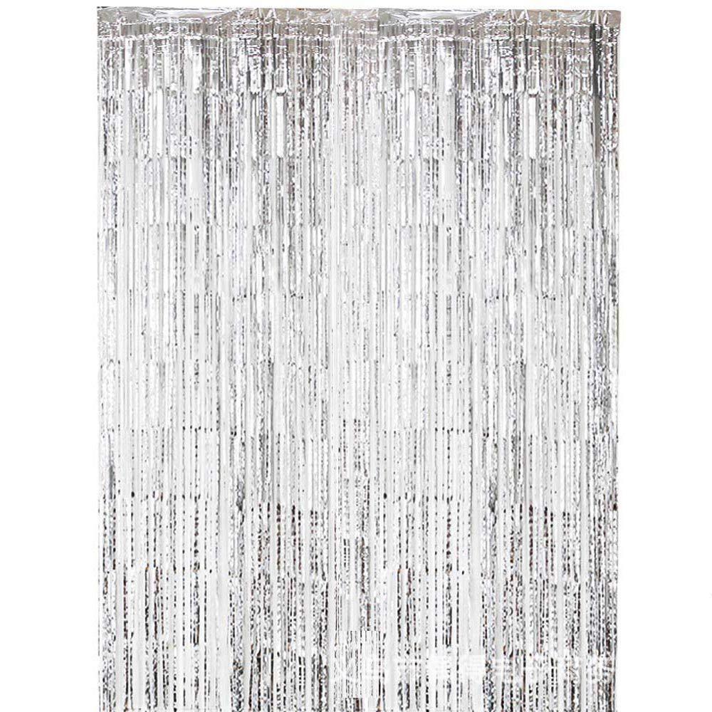 

Трансграничная 1*2,5 м Утолщенная занавеска из дождевого шелка для свадеб и вечеринок 1x2.5m