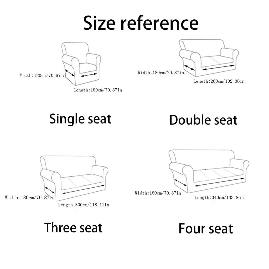 1PC Cotton Blend Woven Sofa Cover for Loveseat Recliner Sofa Bed Washable Thick Breathable Fabric Living Room Bedroom