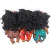 18-47CM Afroamerikanische Silikon-Reborn-Babypuppe mit Musikfunktion