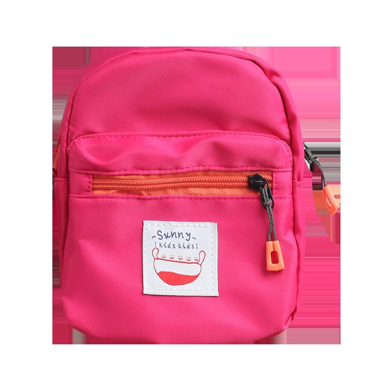 Fashionable Unisex Kids Bag Lightweight Canvas Spring Design With Cute Letter Motif