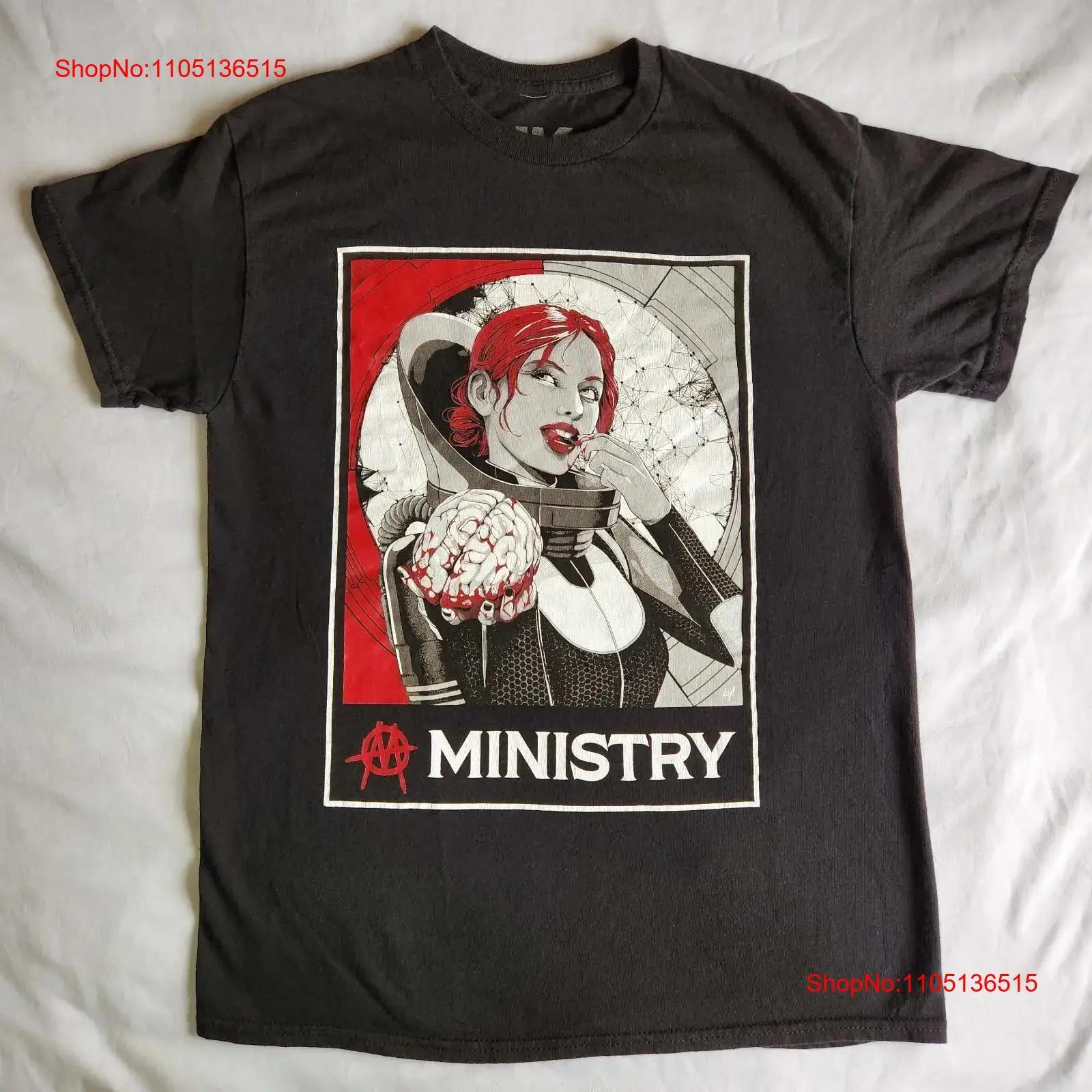 

Ministry The Mind Is A Terrible Thing To Taste T Shirt Black S 5XL 1G0247 vintage Washed Comfortable Top For Everyday Wear 5XL різнокольоровий