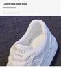 2025 Trendy Women's White Leather Casual Non-Slip Running Sneakers