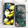 Blue Lock Anime Phone Case For Samsung Galaxy S22 S25 Ultra S21 S10 Plus S26 Edge S20 S23 S24 FE Cover Silicone Soft TPU Cle