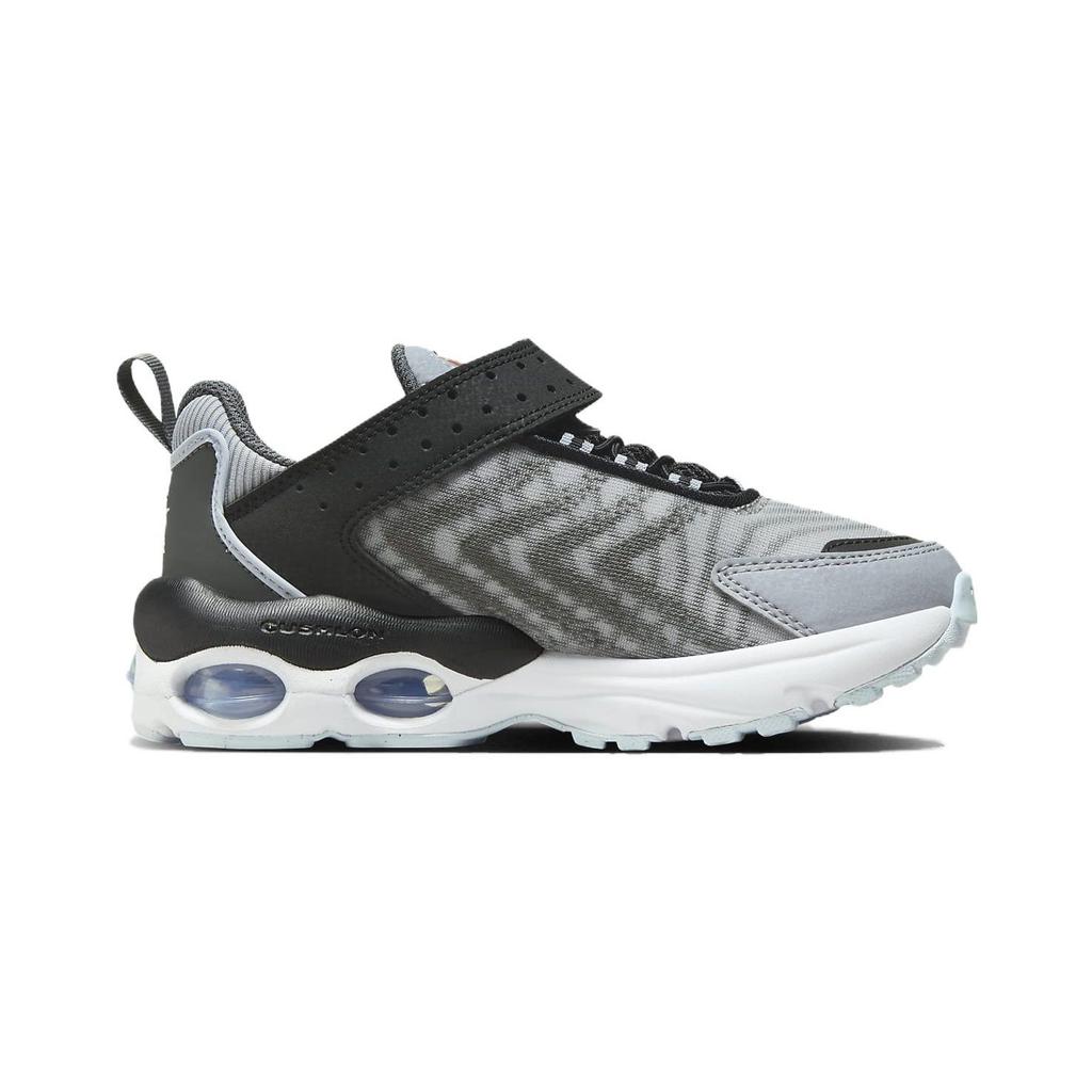 Nike Air Max TW Comfortable Abrasion Resistant Breathable Low top Kids Lifestyle Shoes Gray Black DQ0297-006