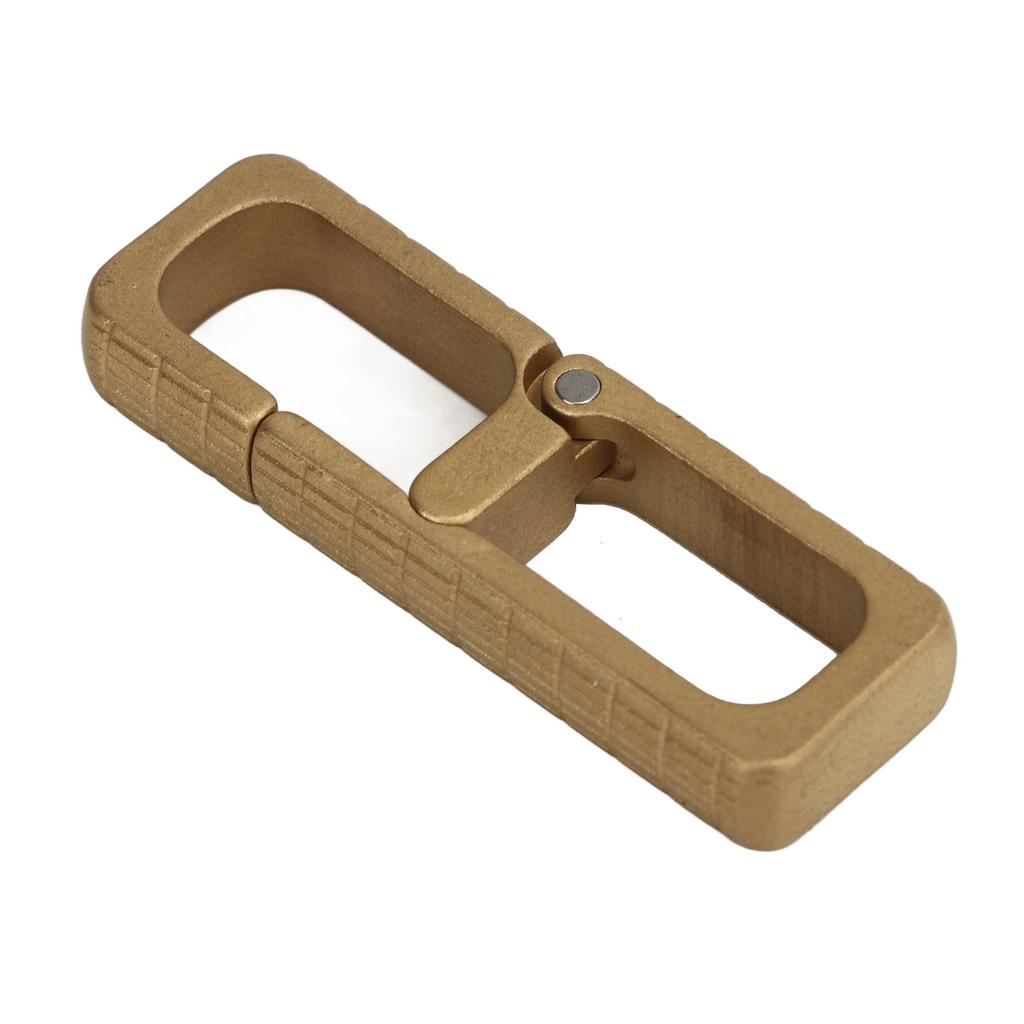 Simple Design Brass Keychain Hook Mini Portable Key Chain for Belt Backpack Handbag