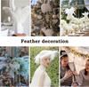 10 ks Pštrosí Peří Bílé Peří Svatba Dekorace Karneval Řemesla DIY Řemesla Peří pro Domácí Dekor