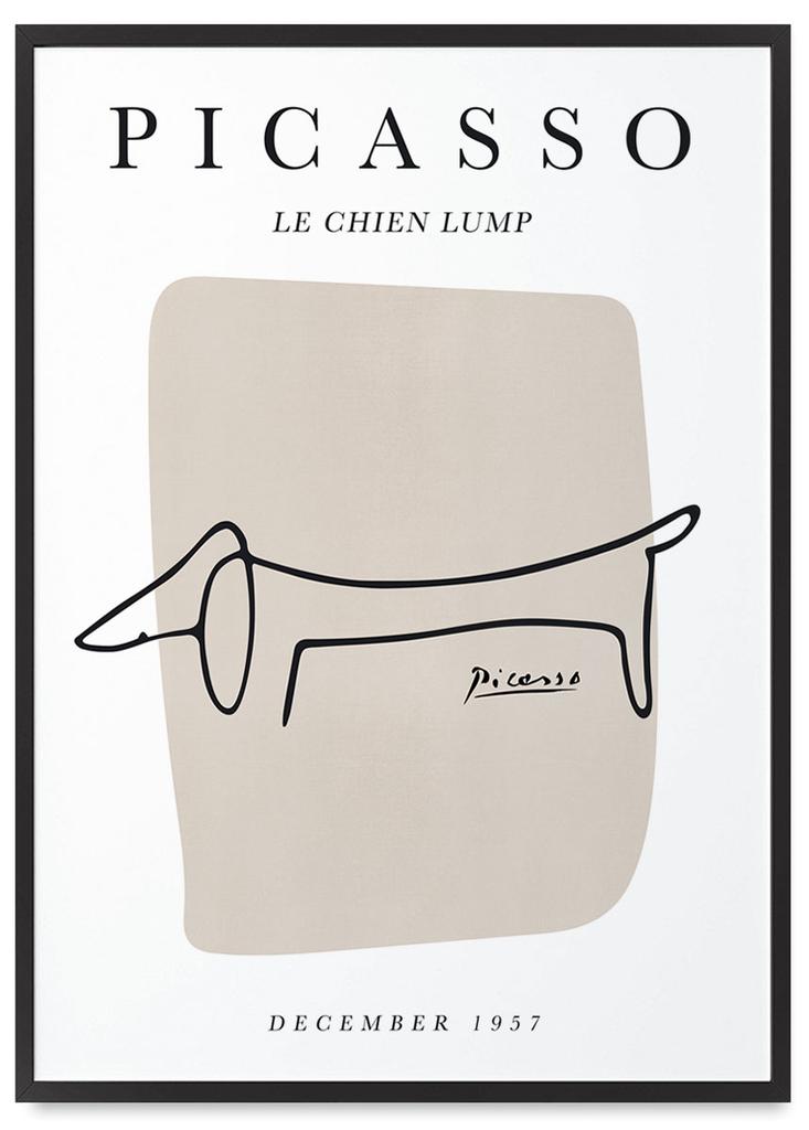 Plakat pablo picasso pies