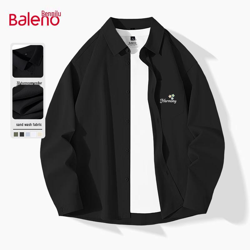 Baleno Men s Loose Fit Casual Long Sleeve Shirt