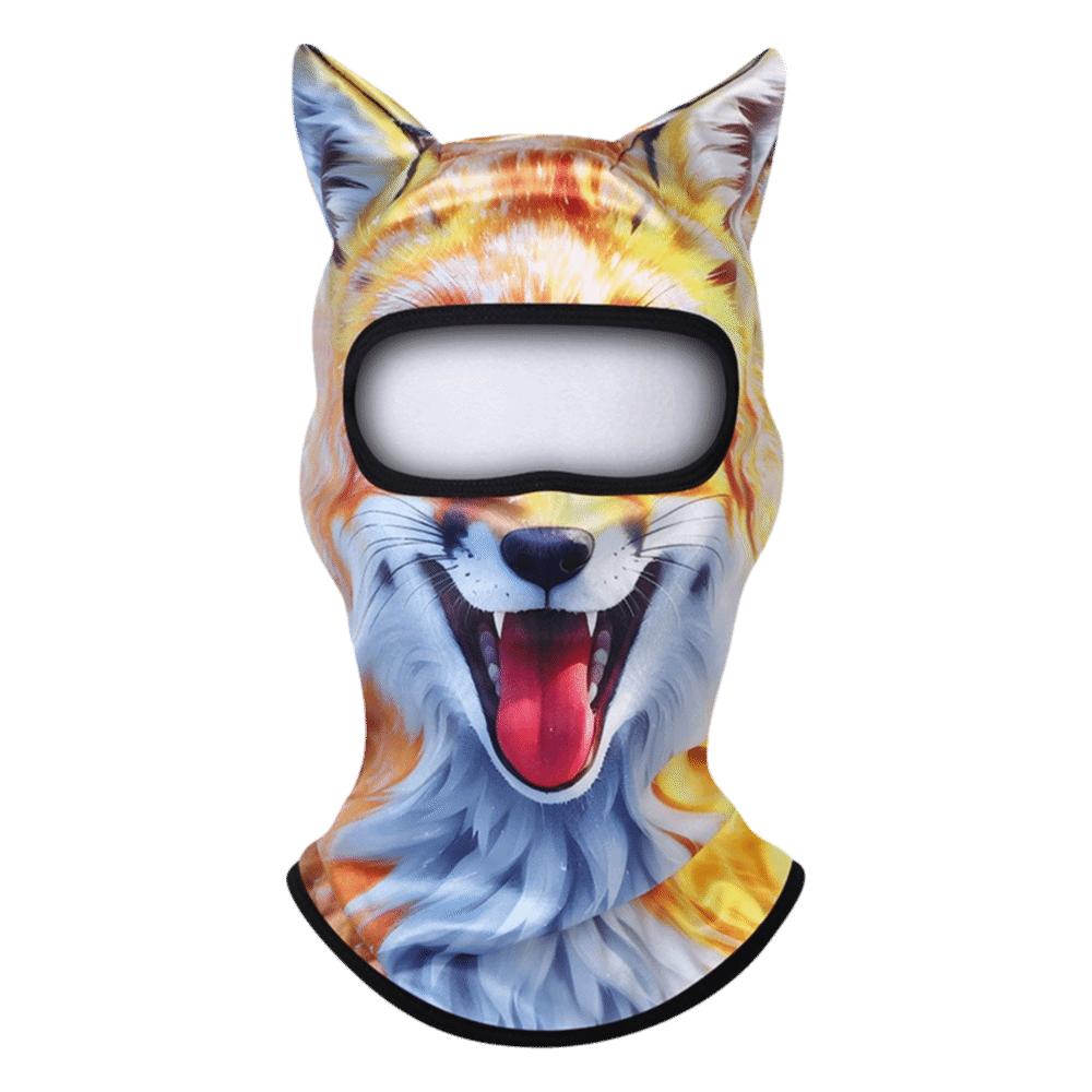 Cute Animal Ski Balaclava 3D Printing Full Face Hood Fun Balaclava Motocross