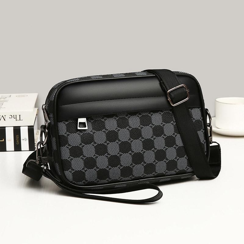 Borse a spalla in pelle PU da uomo Borse a tracolla business di lusso Moda uomo Stoccaggio da viaggio Pochette porta telefono Qualità superiore
