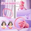 Nipple Clamps with Vibrator - 10 Modes Suction Stimulator, Silicone Adjustable Nipple Toys for Women, Erotic Sensory Play (1 Pair)