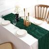 Elegant Pleated Tablecloth Washable Table Cover Table Covering Crepe Table Runners  Wedding Events