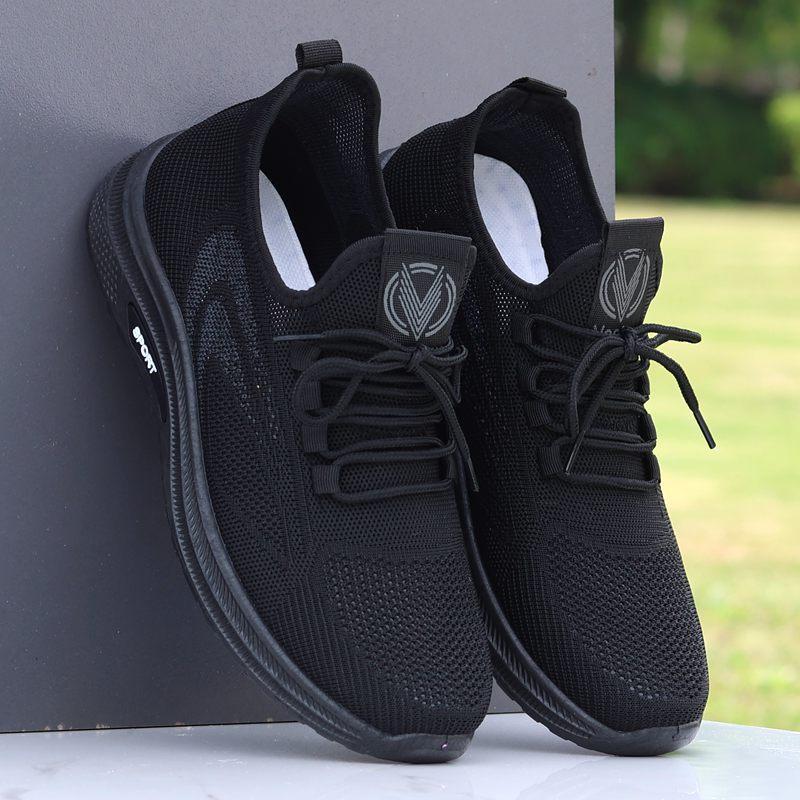 

Старые пекинские тканевые туфли мужские летние одинарные сетчатые дышащие мягкие подошвы нескользящие в пожилом возрасте спортивные туфли легкие повседневные туфли для пап 44