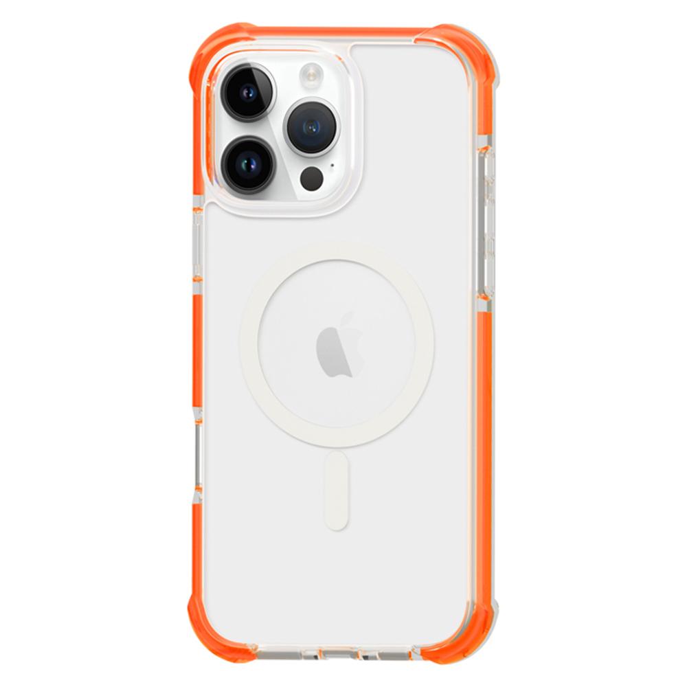For iPhone 16 Pro Case Compatible with MagSafe Reinforced Corners TPU+Acrylic+TPE Phone Cover