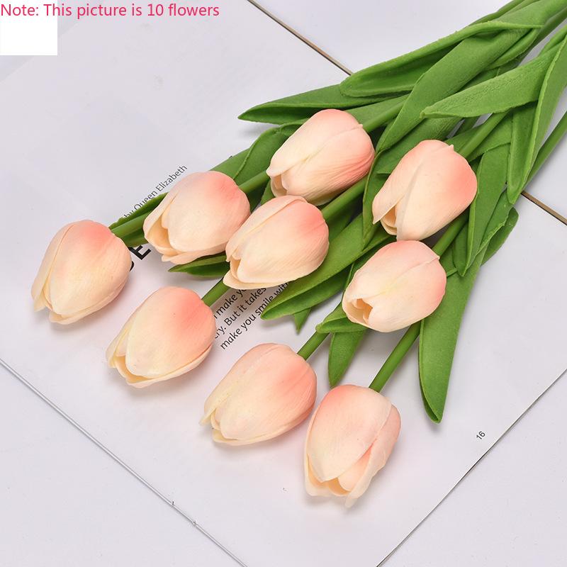 1 ks Umělé tulipány Květiny Domácí Zahradní Dekorace Květinová Kytice s Reálným Dotekem Narozeninová Oslava Svatba Dekorace Umělá Květina