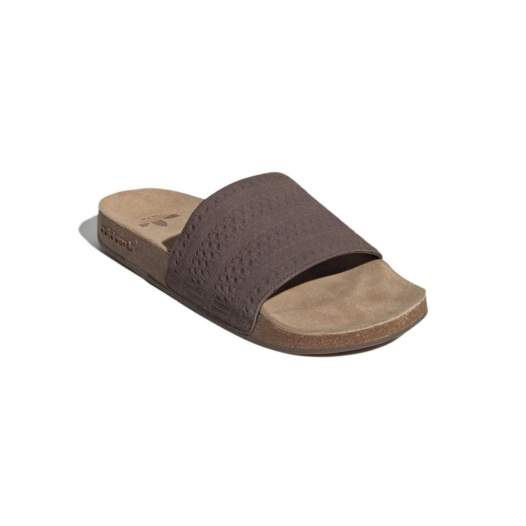 adidas Originals Adilette Comfortable Fashion Soft Versatile Silent Slide Sandals Unisex Footwear Brown JH5493