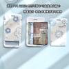 Ins Creative Flower Sliding Card Cover Student Meal Cards Bus Subway Access Card Case IC ID Protection Covers Credit Card Holder