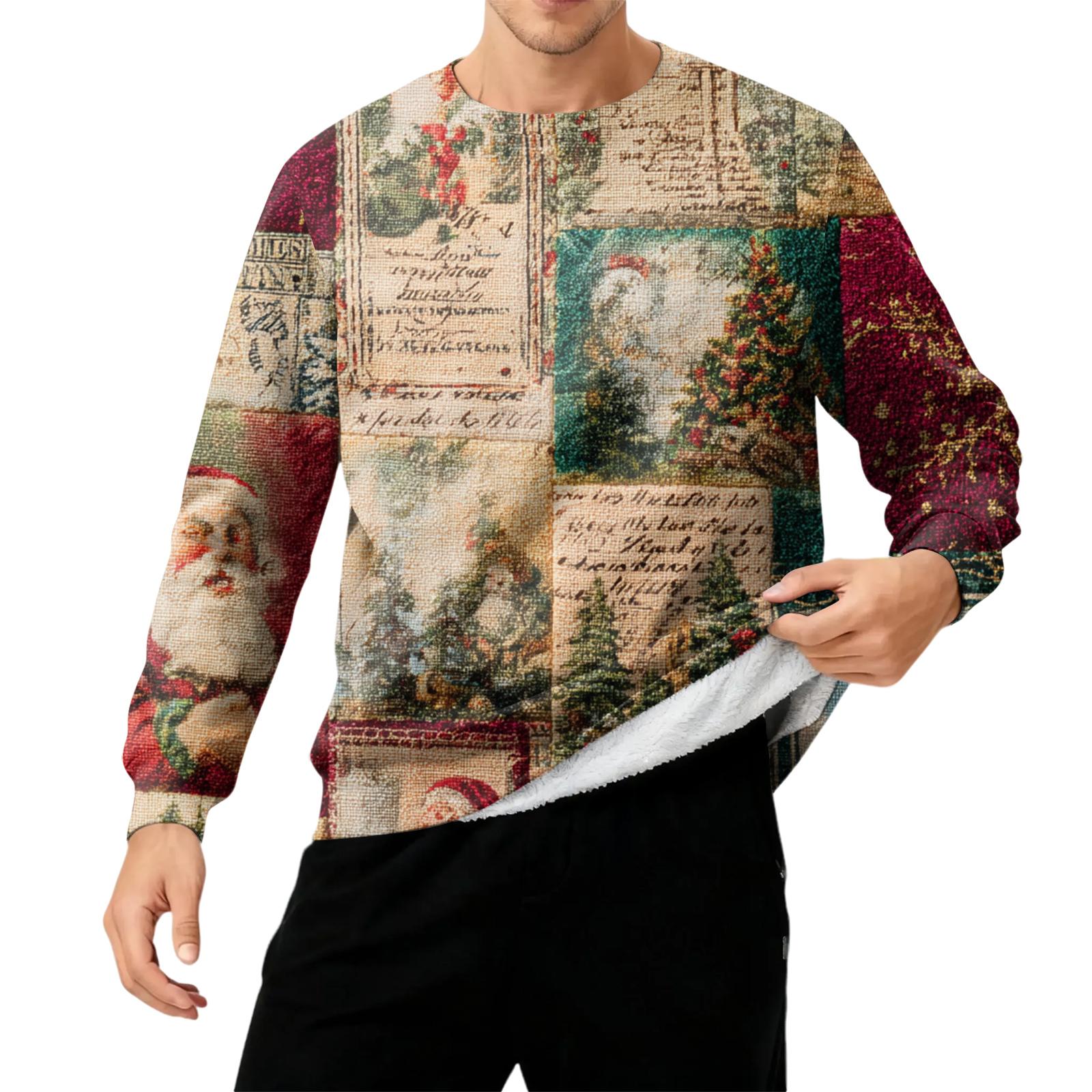 

Мужская толстая теплая толстовка с флисовой подкладкой и круглым вырезом XL зелёный