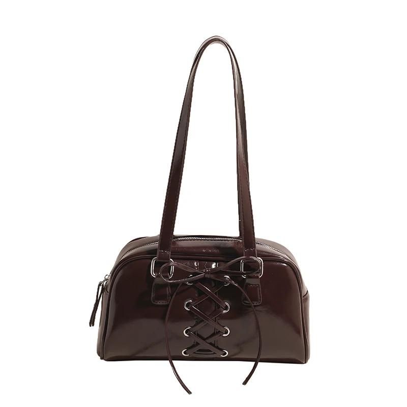 

Сумки на плечо из ПУ-боулинга с модными ремнями, большой вместимостью, высокое качество, ощущение роскоши, прочные сумки