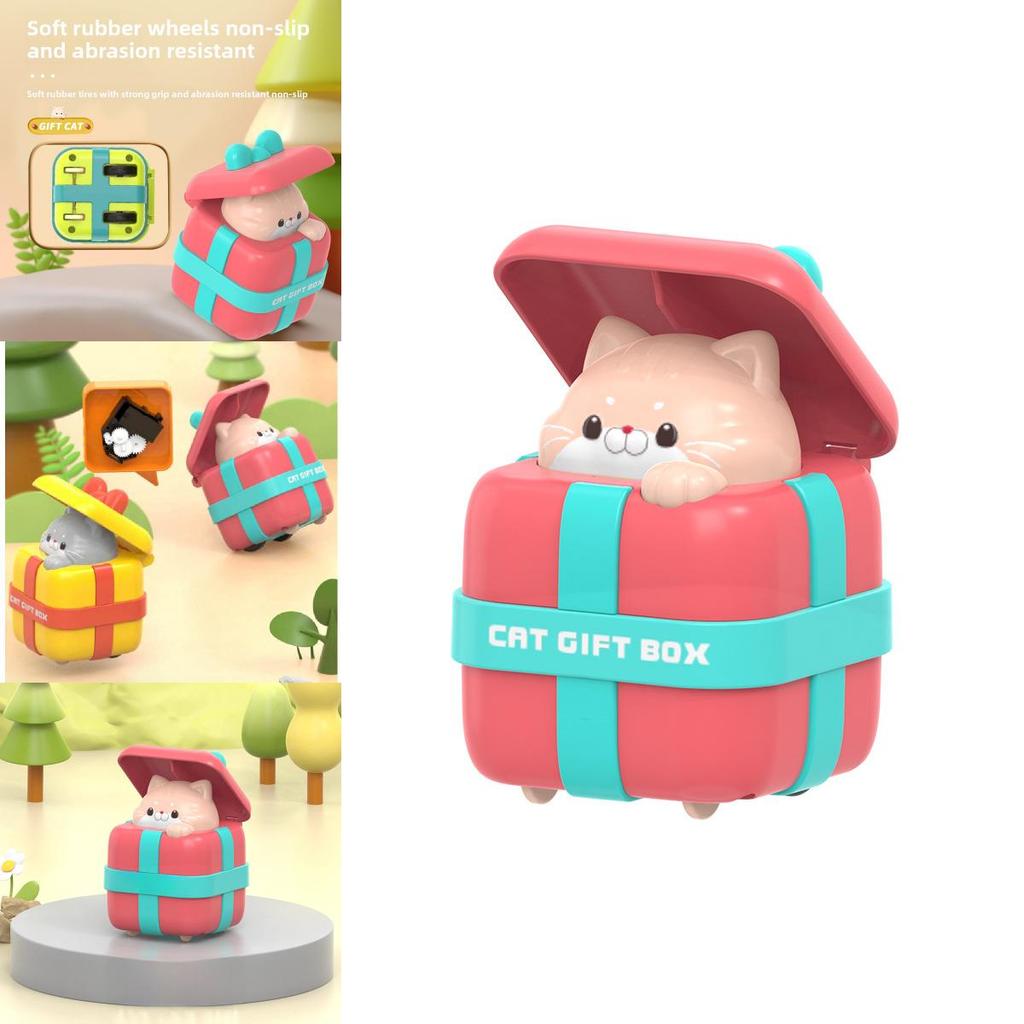 Preschool Learning Toy With Pressing Slider Cat For Early Education Kids