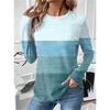 Spring Autumn Long Sleeve Striped Pattern Women T-Shirts Street 3D Printing Ladies Tee 3XL Plus Size Casual Tops