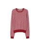 SUNBURNPROJECT Stitch Stripe Knit, Red